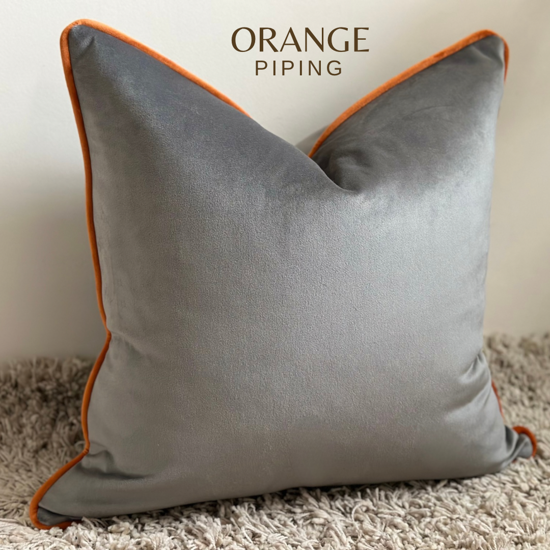 SLATE GREY | Velvet Cushion