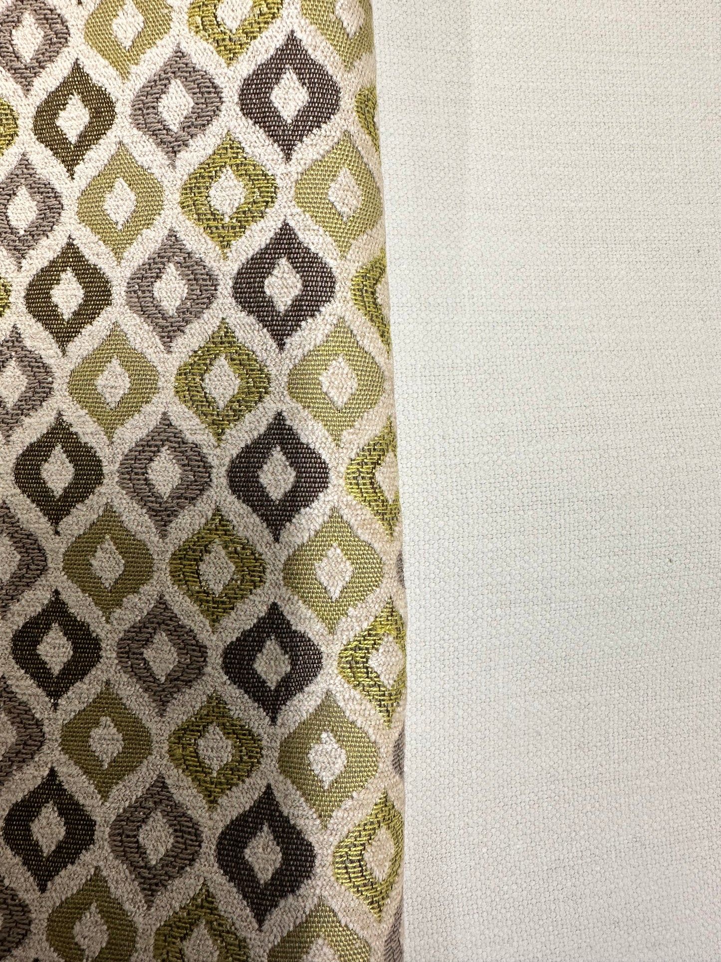 GREEN & BEIGE | Rectangle Cushion Cover