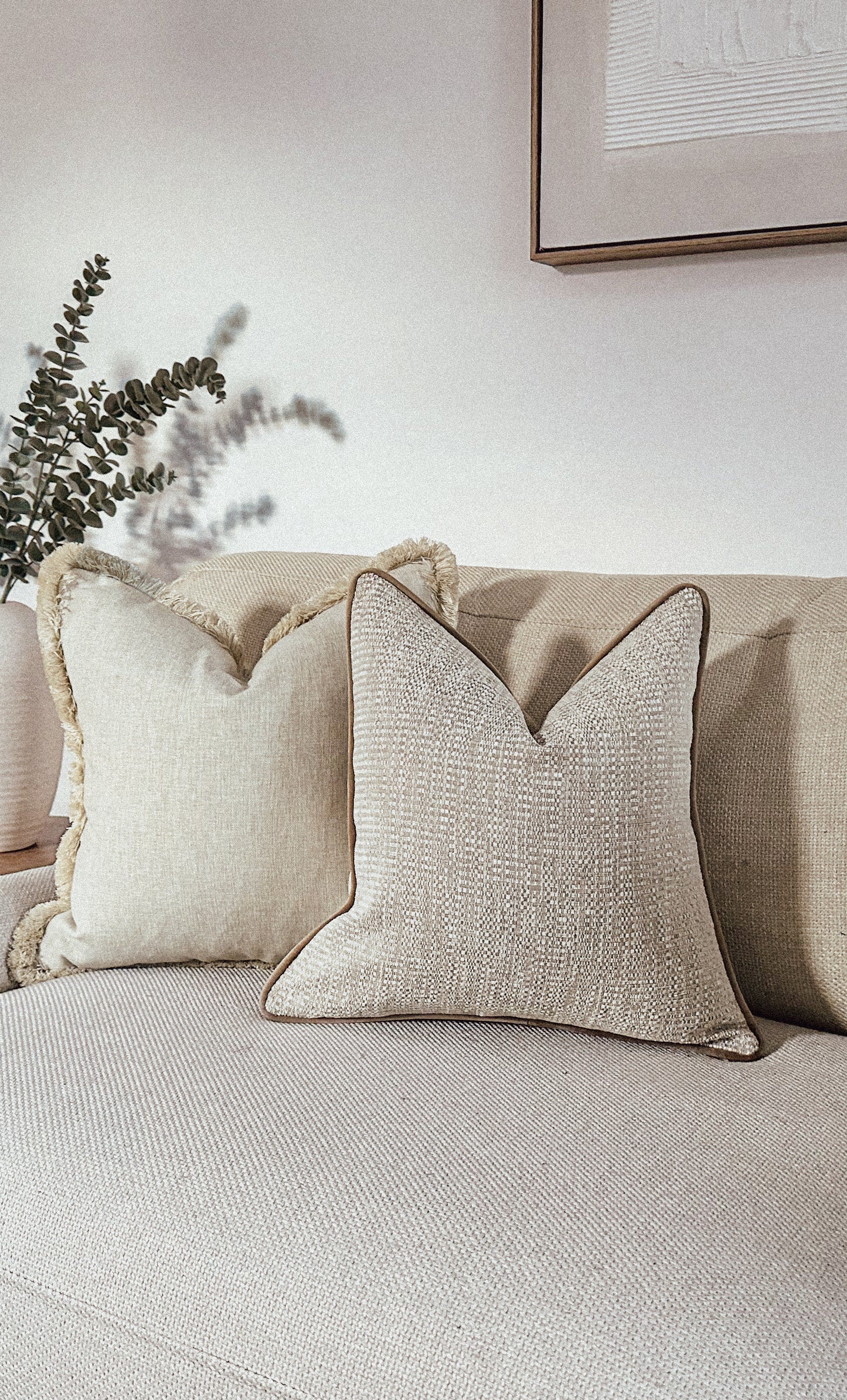 TEXTURED BEIGE | Cushion