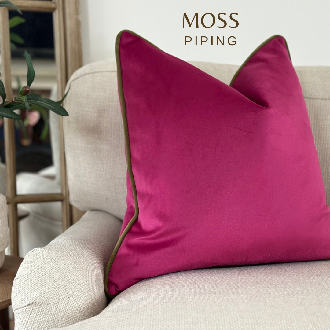 CERISE VELVET | Pink Cushion