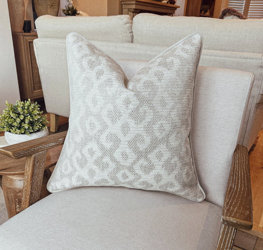 BELLA | Ivory Patterned Cushion