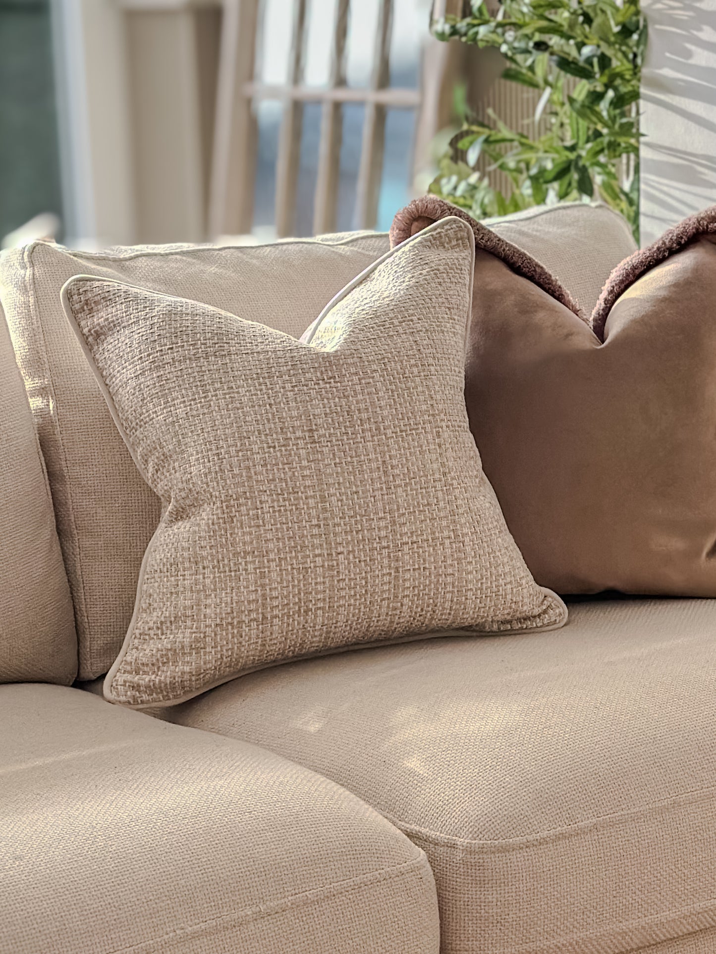 LEXI | Cream Woven Cushion