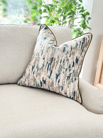 Abstract Accent luxury throw pillow.