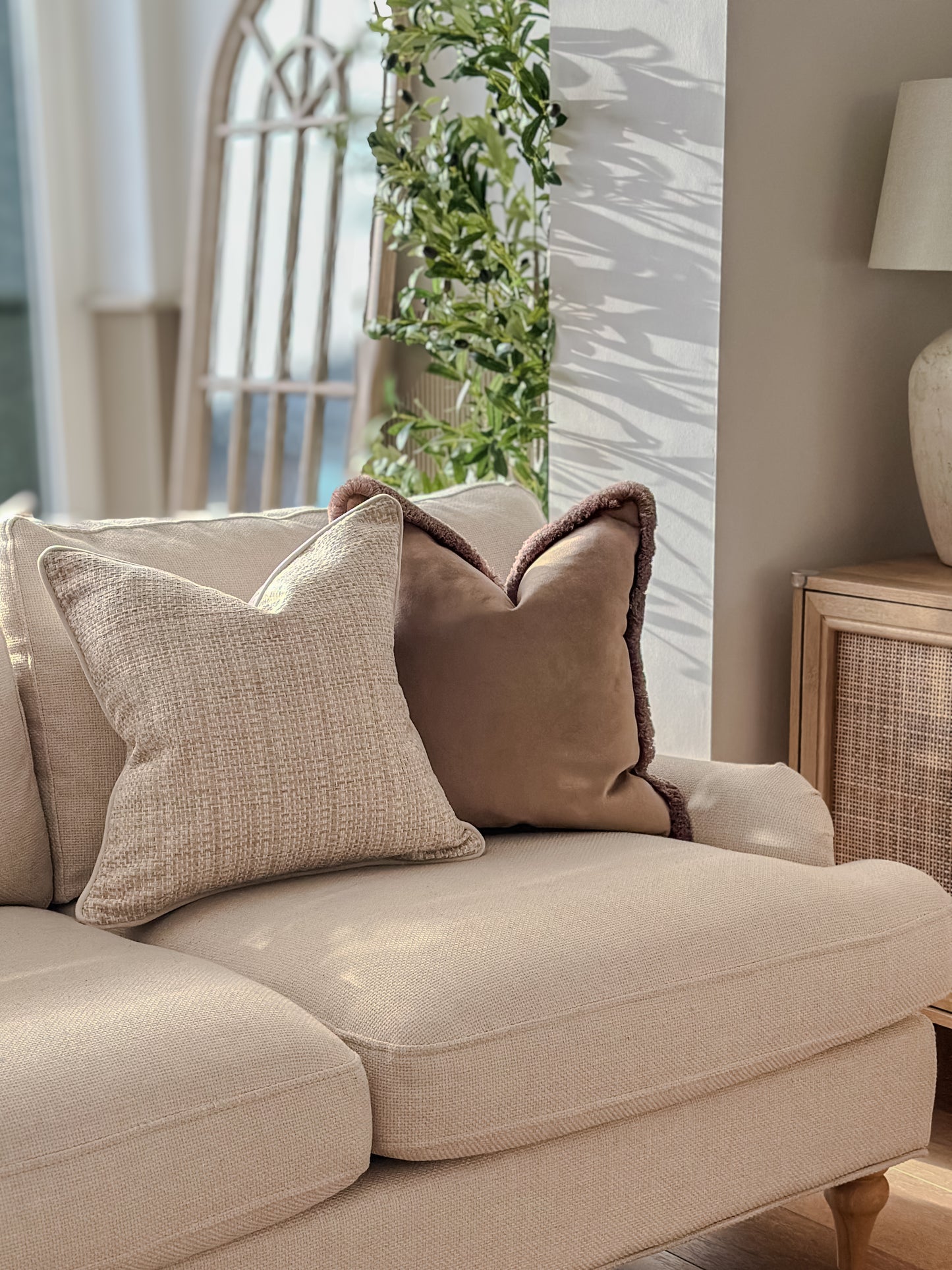 LEXI | Cream Woven Cushion