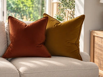 DEEP MUSTARD| Velvet Cushion