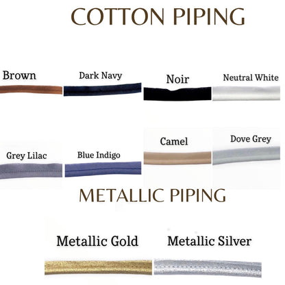 Grey Linen Blend | Fringed or Piped Cushion