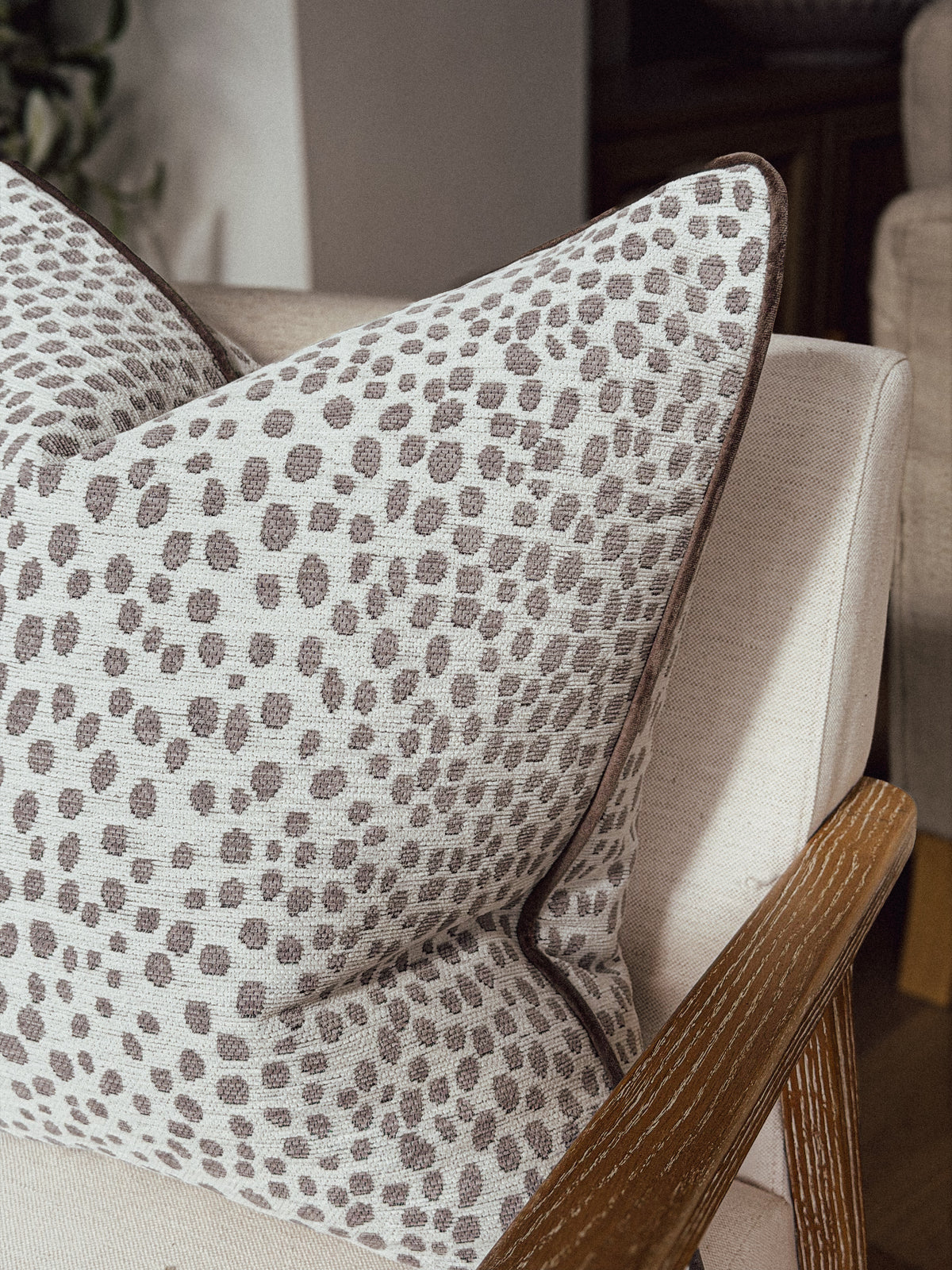 CLARA | Ivory Grey Cushion